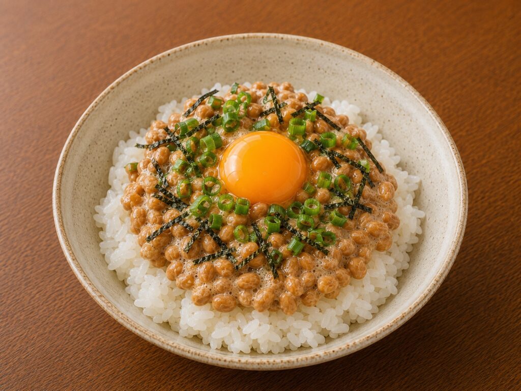 ごちそう納豆ご飯