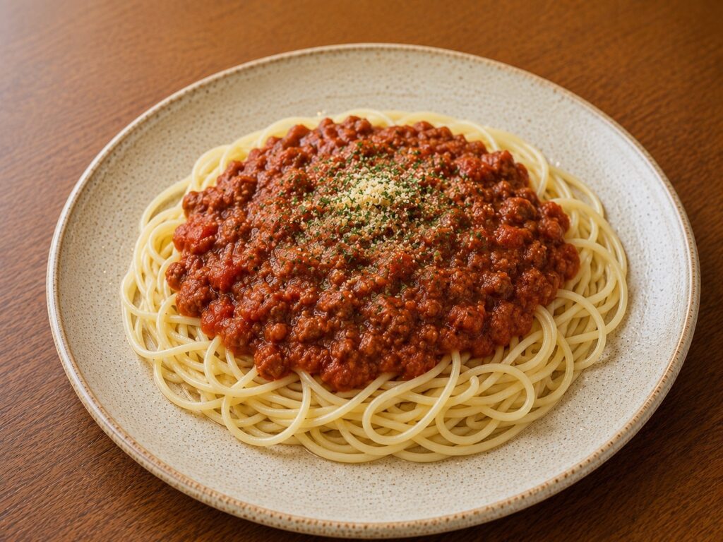 ミートソーススパゲッティ