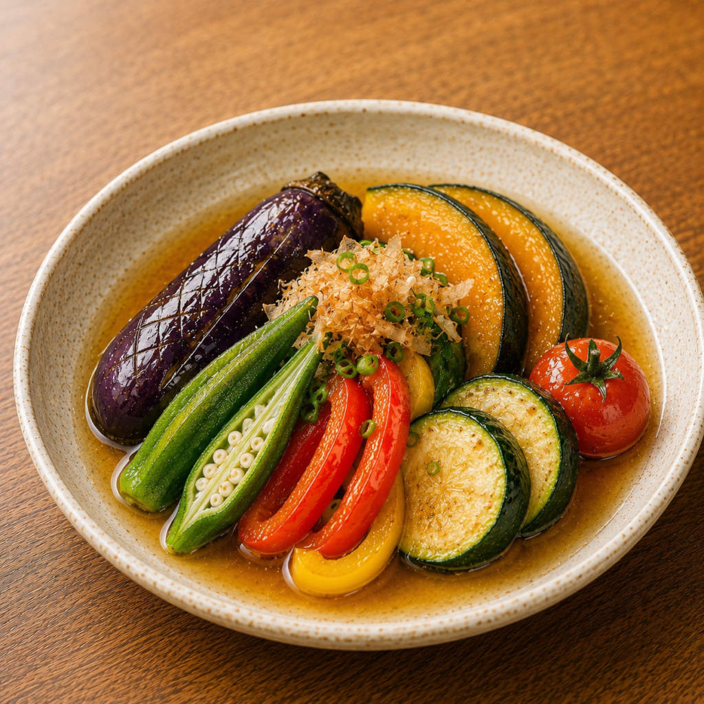 夏野菜の煮浸し