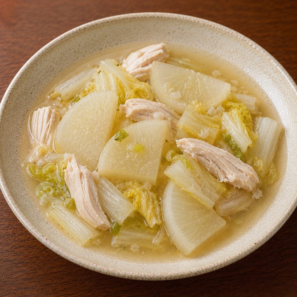 大根と白菜の優しい煮物